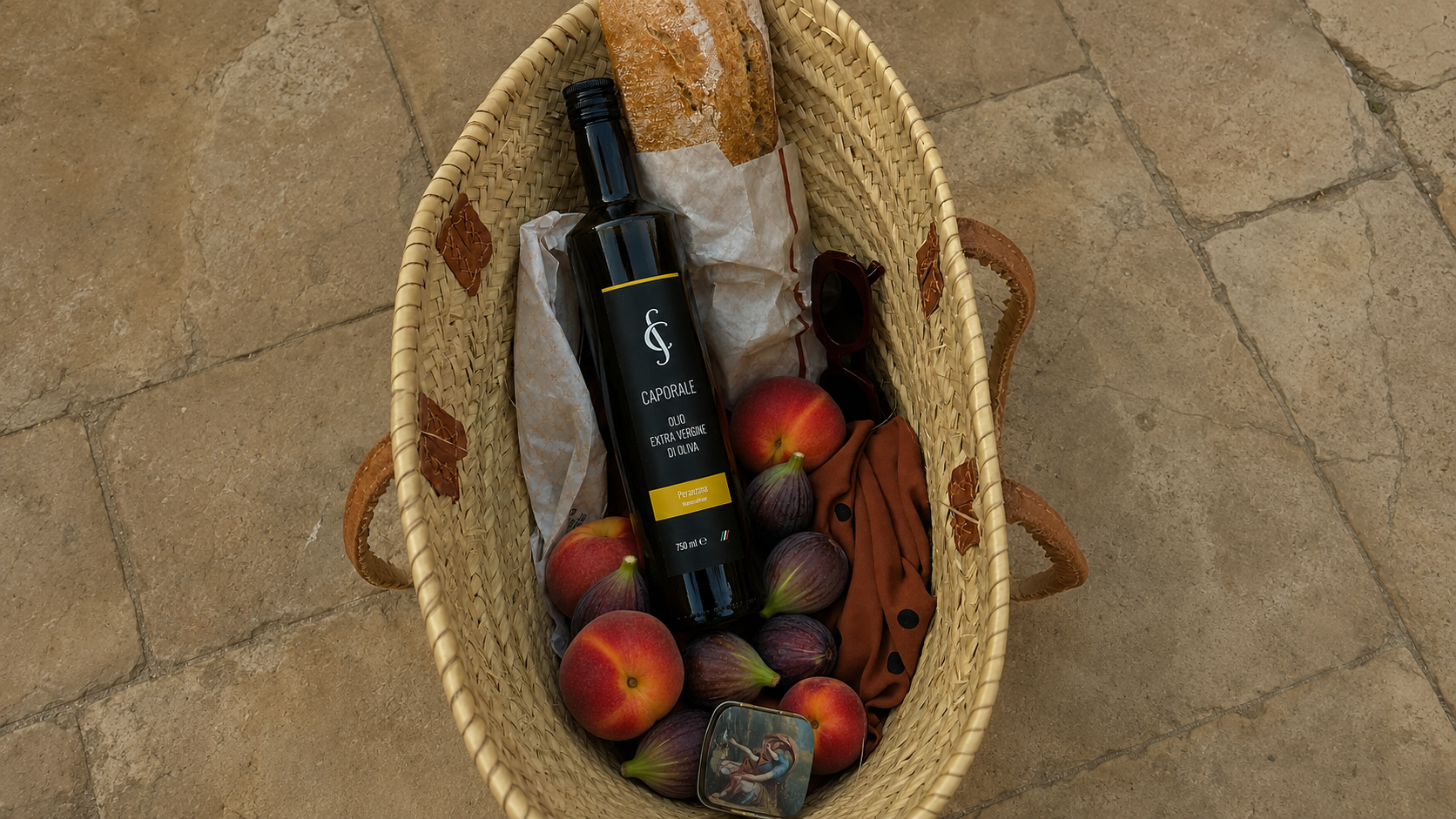 Bottiglia di olio Peranzana Agricola Caporale